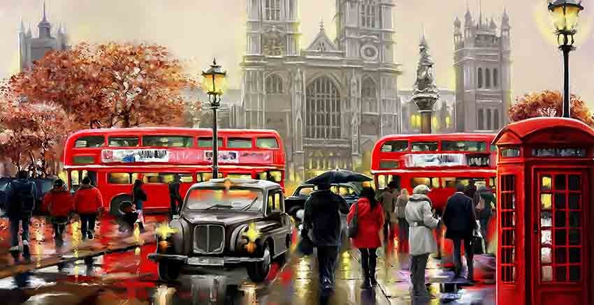 R2406 Canvas Wall Art Canvas Print London