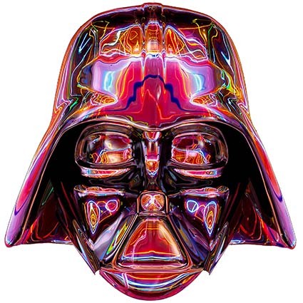 T244 Regular Fit Printed T-Shirt Darth Vader