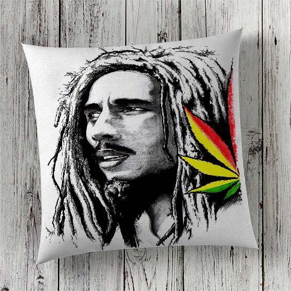 C36 Cushion Cover Sublimation Print Bob Marley