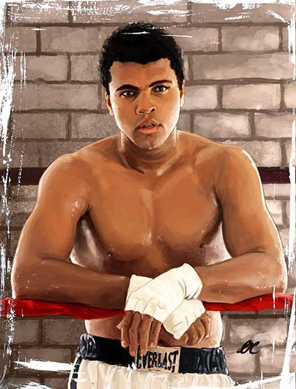 T463 Regular Fit Printed T-Shirt Muhammad Ali