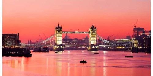 R1060 London Canvas Wall Art Canvas Print 