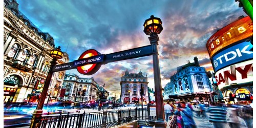R2364 London Canvas Wall Art Canvas Print 