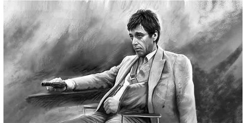 R2748  Scarface Canvas Wall Art Canvas Print