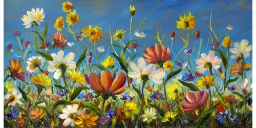 R3006 Canvas Wall Art Canvas Print Oil Paint Effect
