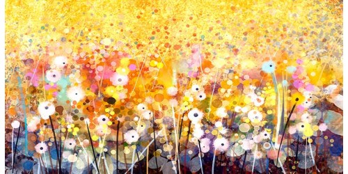 R3018 Flower Canvas Wall Art Canvas Print
