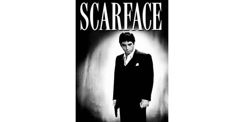 T155 Regular Fit Printed T-Shirt Scarface