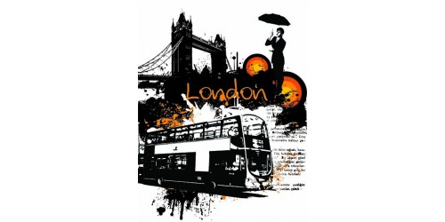 T175 Regular Fit Printed T-Shirt London