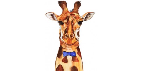 T188 Regular Fit Printed T-Shirt Giraffe