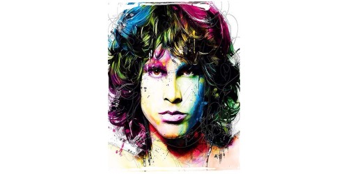 T286 Regular Fit Printed T-Shirt Jim Morrison The Doors
