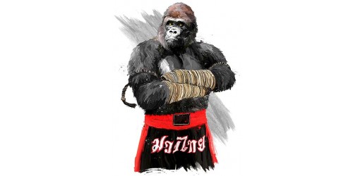 T28 Regular Fit Printed T-Shirt Gorilla