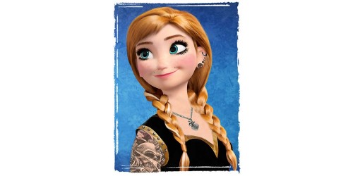 T355 Regular Fit Printed T-Shirt Anna Frozen