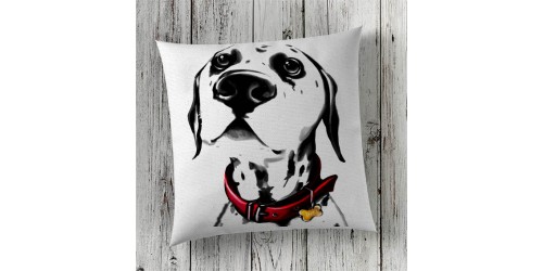 C61 Cushion Cover Sublimation Print Dalmation Dog