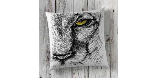 C62 Cushion Cover Sublimation Print Lion