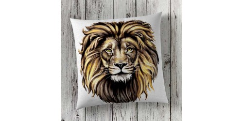 C69 Cushion Cover Sublimation Print Lion