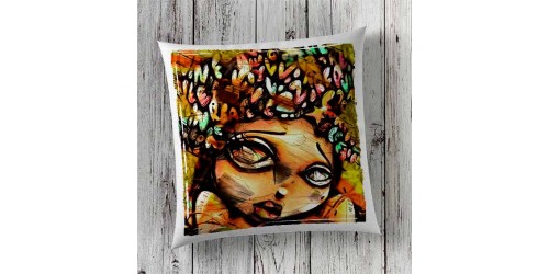 C6 Cushion Cover Sublimation Print Woman