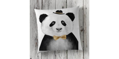 panda cushion  print  wall art london