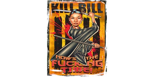 T754 Regular Fit Printed T-Shirt Kill Bill