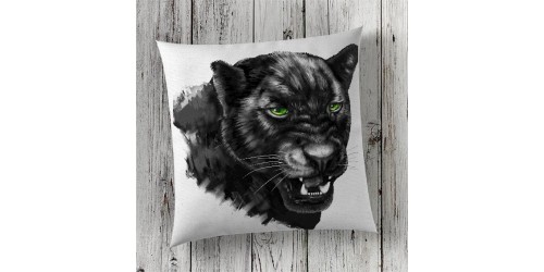 C75 Cushion Cover Sublimation Print Panther