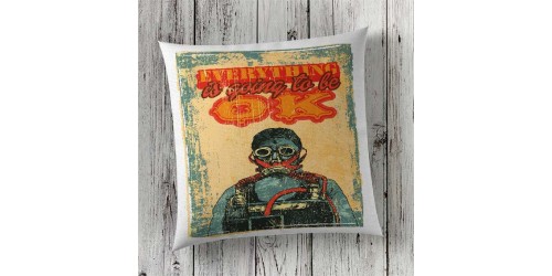 cushion cover print Everything is Going