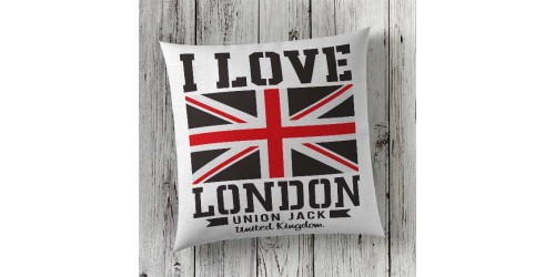 Cushion Cover Print London Union Jack