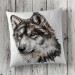  Cushion Cover Sublimation Print Wolf