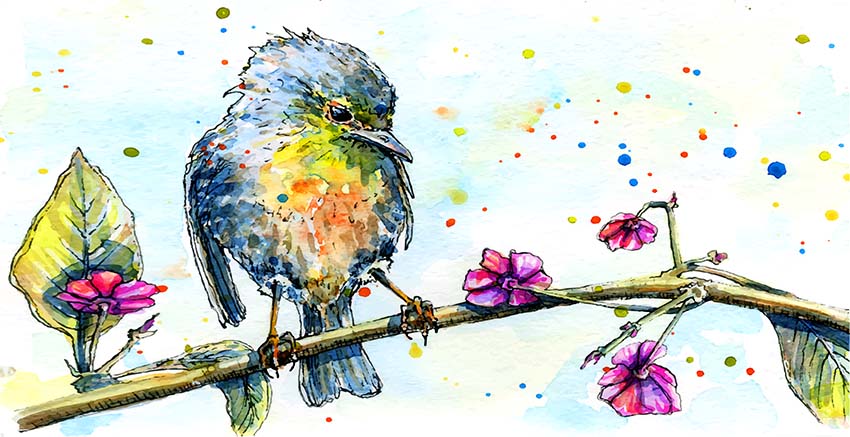 Bird Canvas Wall Art Canvas Print