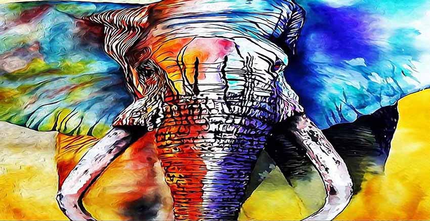 Elephant Canvas Wall Art Canvas Print Animal