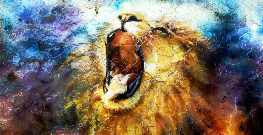 Lion Canvas Wall Art Canvas Print