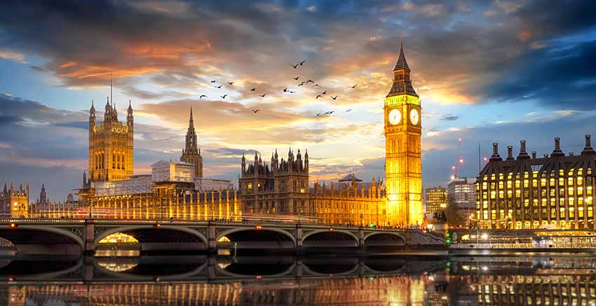London Big Ben Canvas Wall Art Canvas Print
