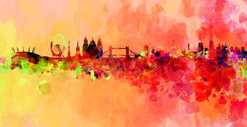 London Canvas Wall Art Canvas Print