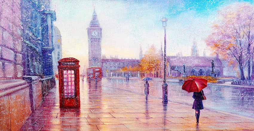 London Canvas Wall Art Canvas Print
