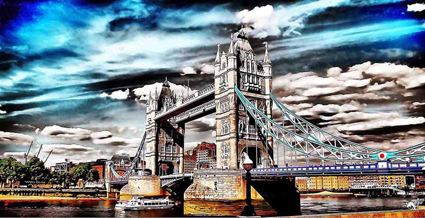 London Canvas Wall Art Canvas Print