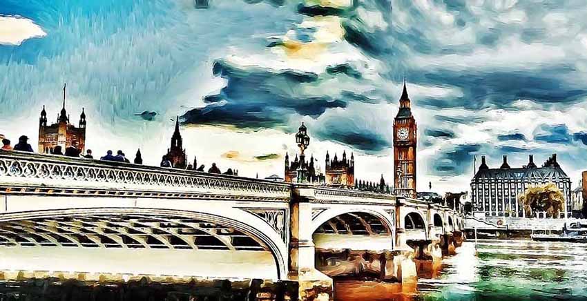 London Canvas Wall Art Canvas Print