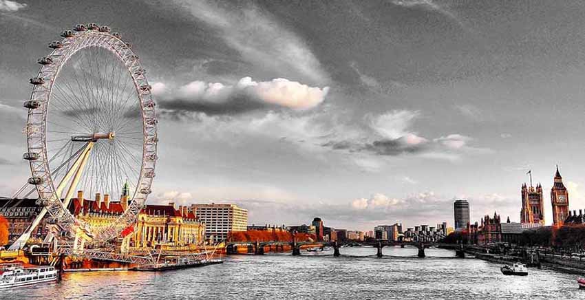 London Eye Canvas Wall Art Canvas Print