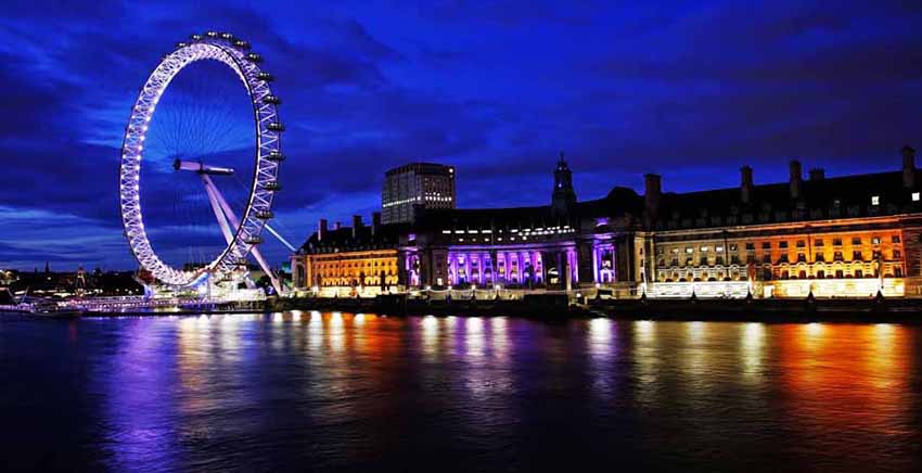 London Eye Canvas Wall Art Canvas Print