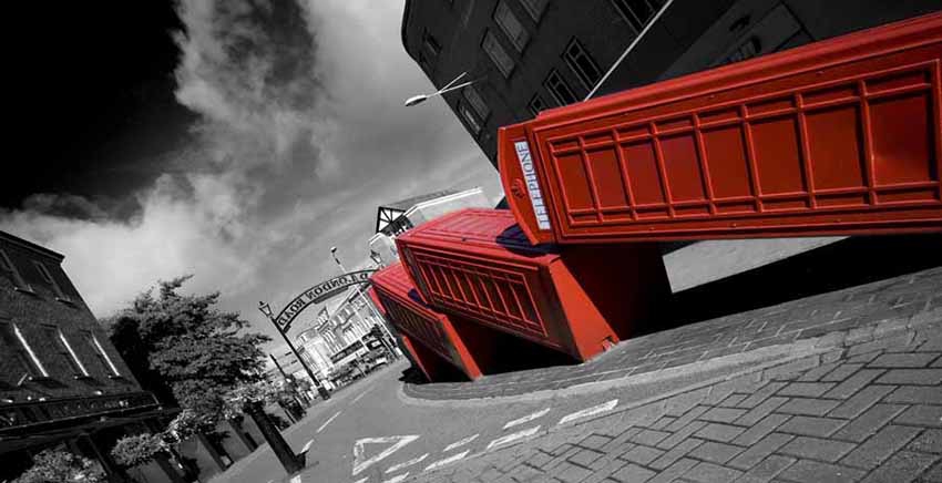 London Phone Box Canvas Wall Art Canvas Print London Phone Box