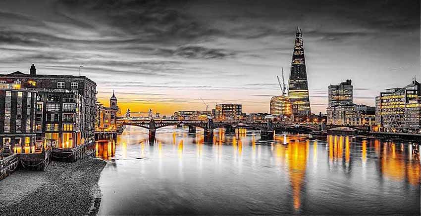 London Shard Canvas Wall Art Canvas Print