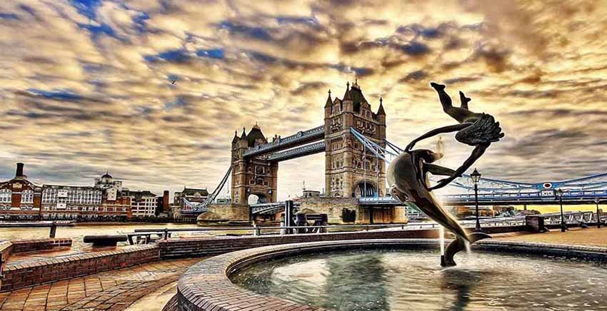 London Tower Bridge Canvas Wall Art Canvas Print