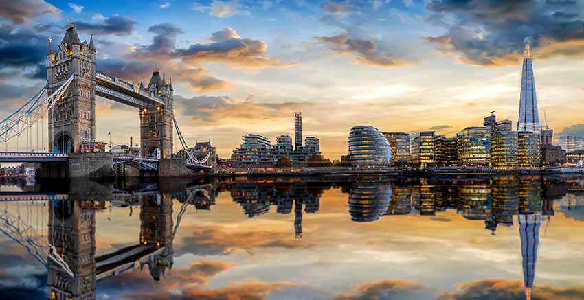 R3041 London Tower Bridge Canvas Wall Art Canvas Print