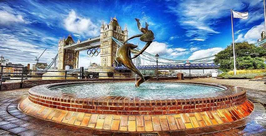 London Tower Bridge Canvas Wall Art Canvas Print