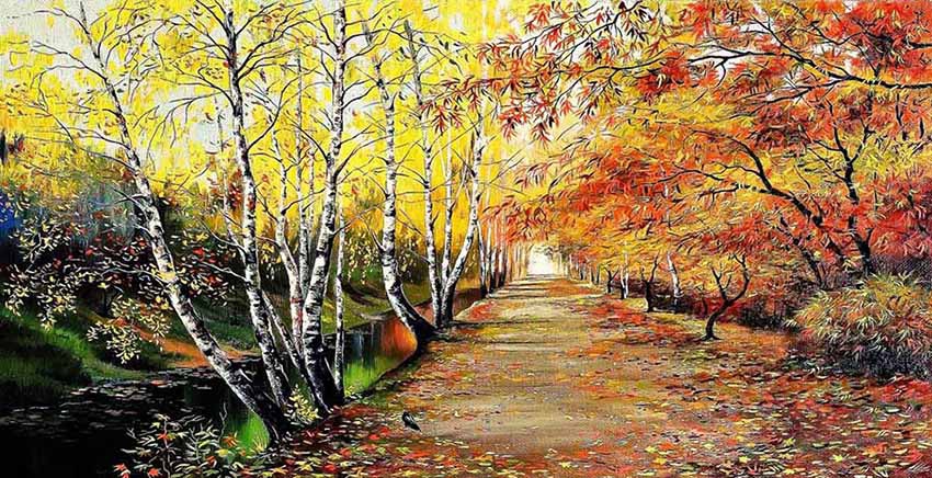 Canvas Wall Art Canvas Print Oil Paint Effect