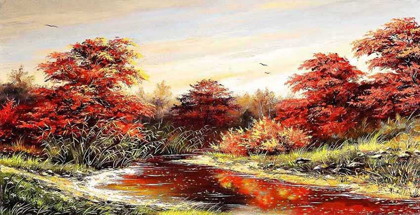 Canvas Wall Art Canvas Print Oil Paint Effect