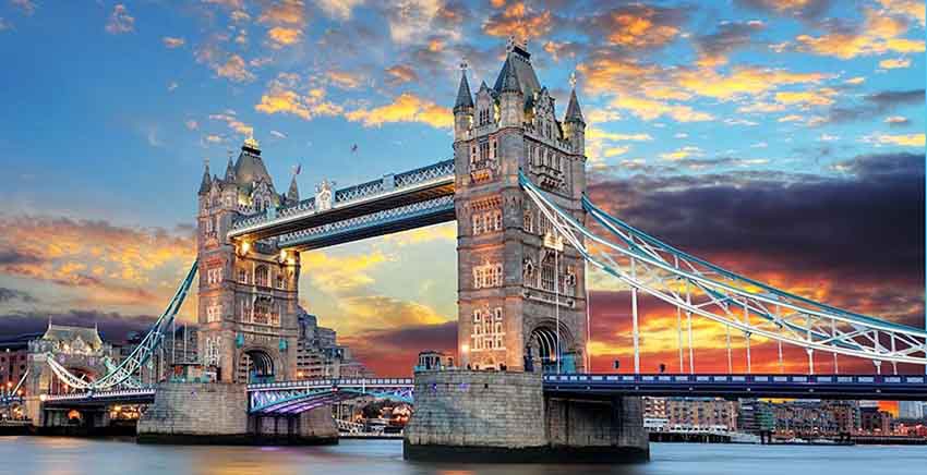 Canvas Wall Art Canvas Print London Tower Bridge