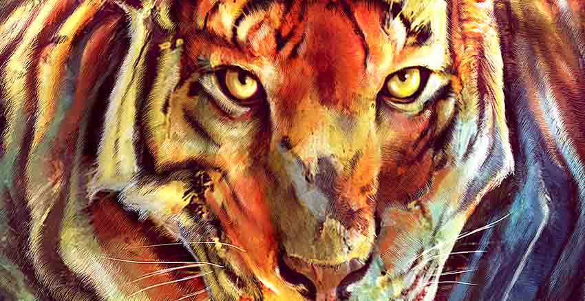 Canvas Wall Art Canvas Print Tiger