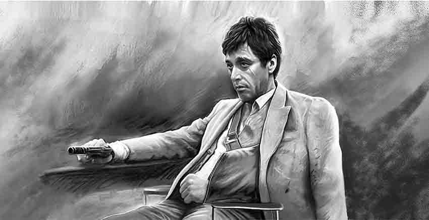 Scarface Canvas Wall Art Canvas Print