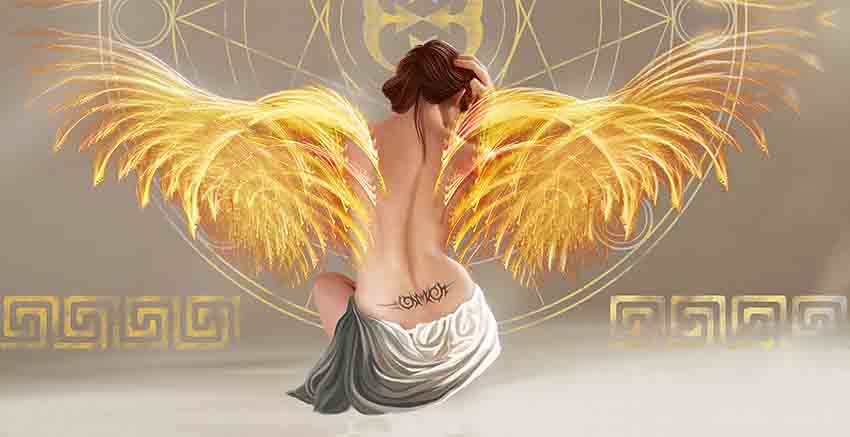 Canvas Wall Art Canvas Print Angel Woman