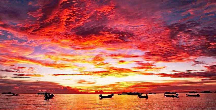 Sunset Canvas Wall Art Canvas Print