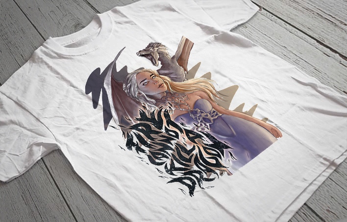 Regular Fit Printed T-Shirt Khaleesi