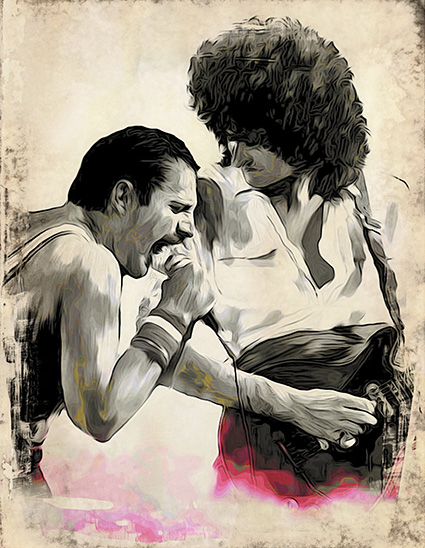 Regular Fit Printed T-Shirt Freddie Mercury — image 6