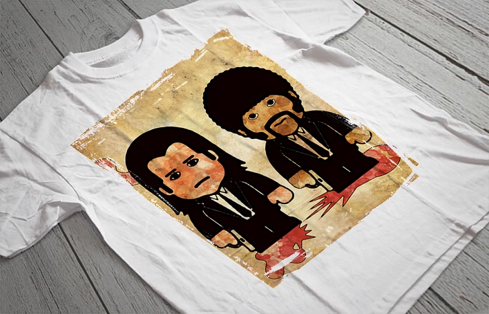 Regular Fit Printed T-Shirt Pulp Fiction
